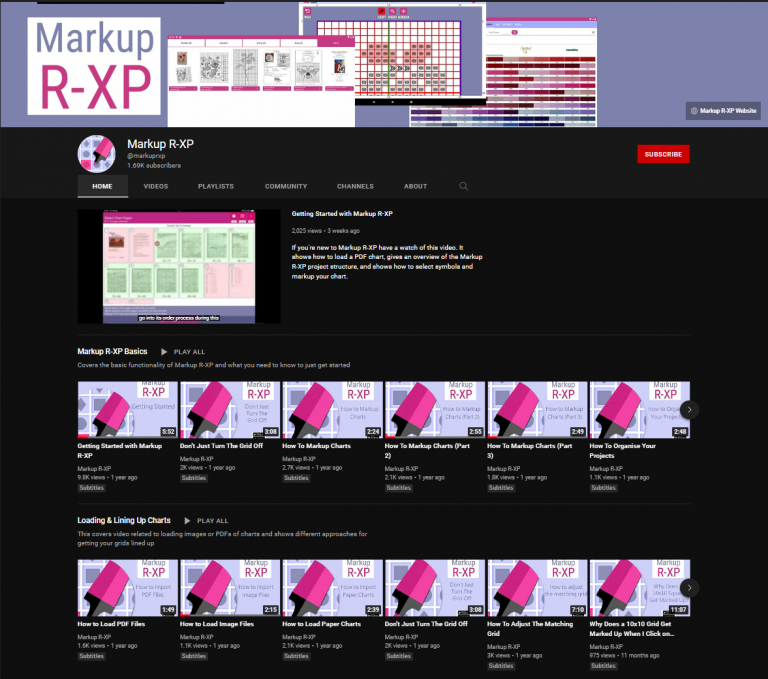 Home Page – Markup R-XP